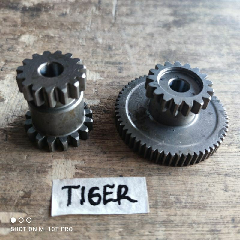 Gear Gigi Penghubung Plus Lawan Dinamo Starter Honda Tiger Old CKD High Quality