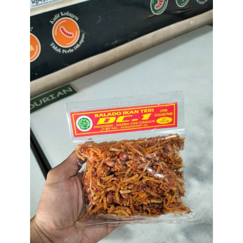 

Balado Ikan Teri