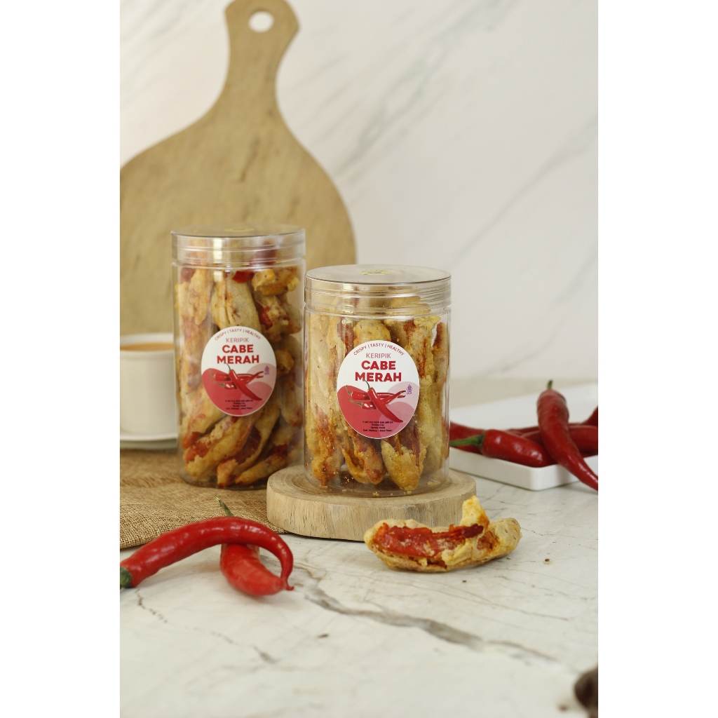 

Xpresstemilstore Keripik Cabe Merah Crispy Chips 750ml 1000ml