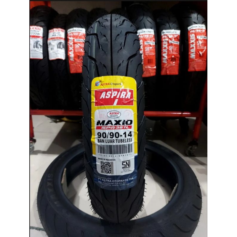 Ban Luar Tubeless 90/90 14 Aspira Maxio SPR38TL