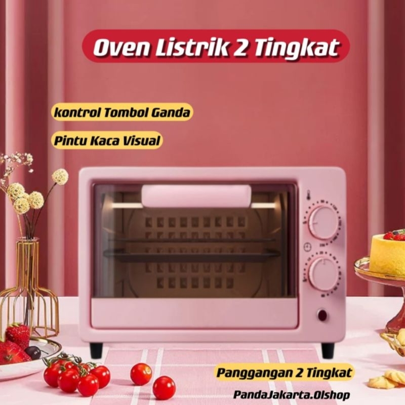 Oven Listrik Low Watt Panas Merata 12L Microwave Penghangat Makanan ⭐ Pandajakarta ⭐