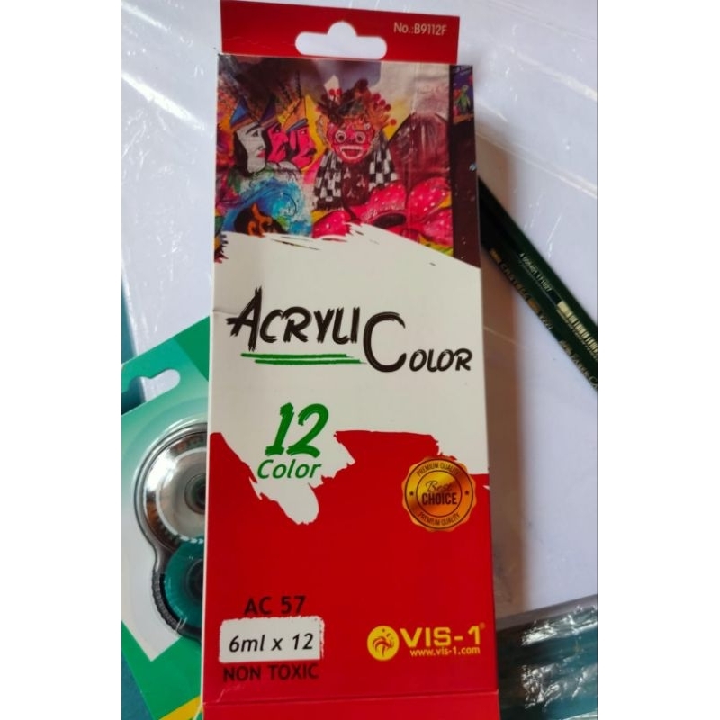 

Cat Air Acrylic 12 Warna 1 Set