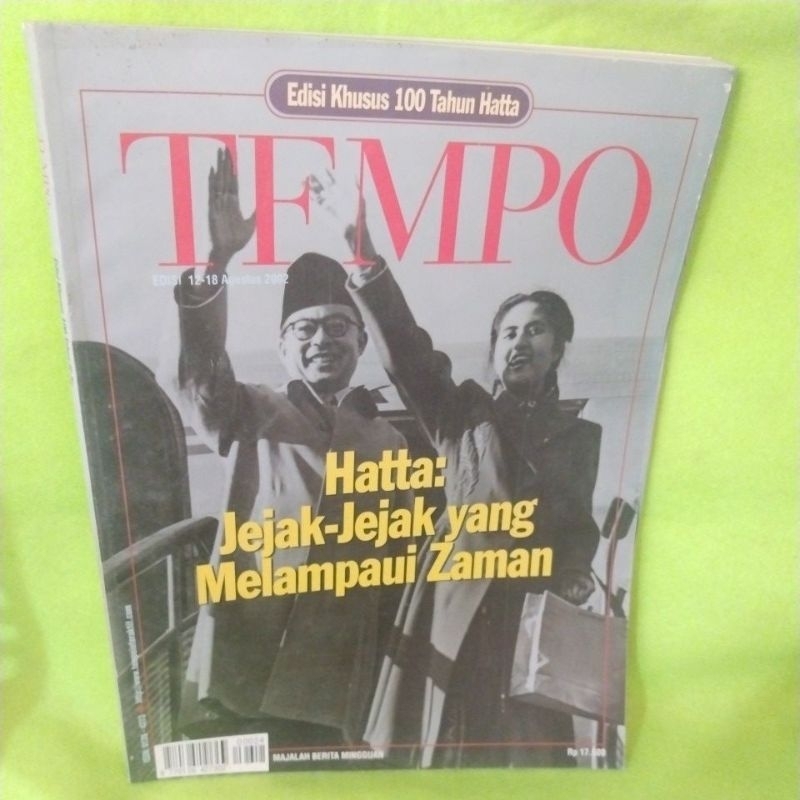 MAJALAH TEMPO EDISI KHUSUS TH 2002 JEJAK MELAMPAU ZAMAN