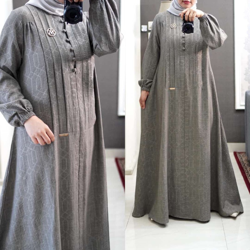 Aruna dress gamis amori cakep adem premium original