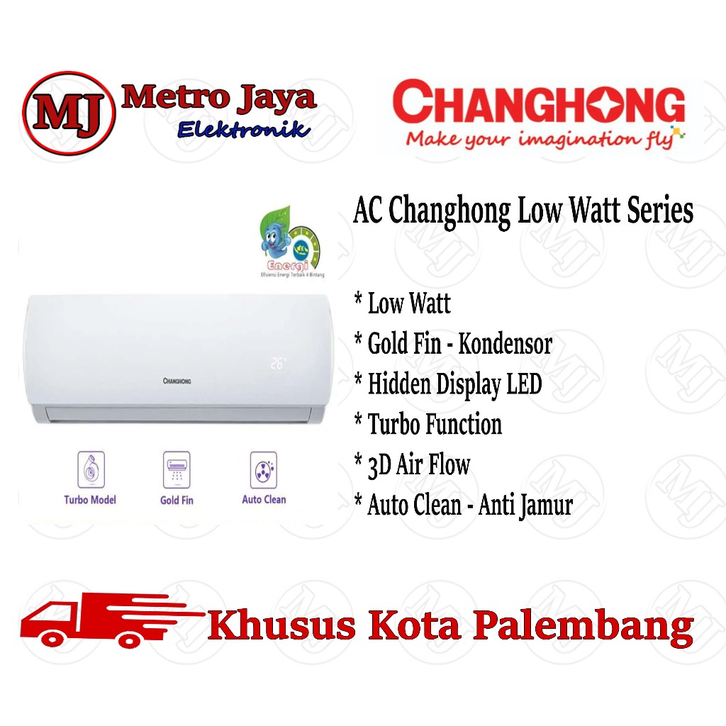 AC Changhong Low Watt Series Gold Fin Turbo Auto Clean