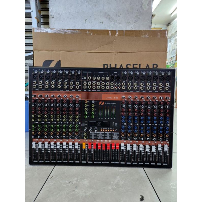 Mixer audio phaselab live16/live 16/16CH soundcard original phaselab