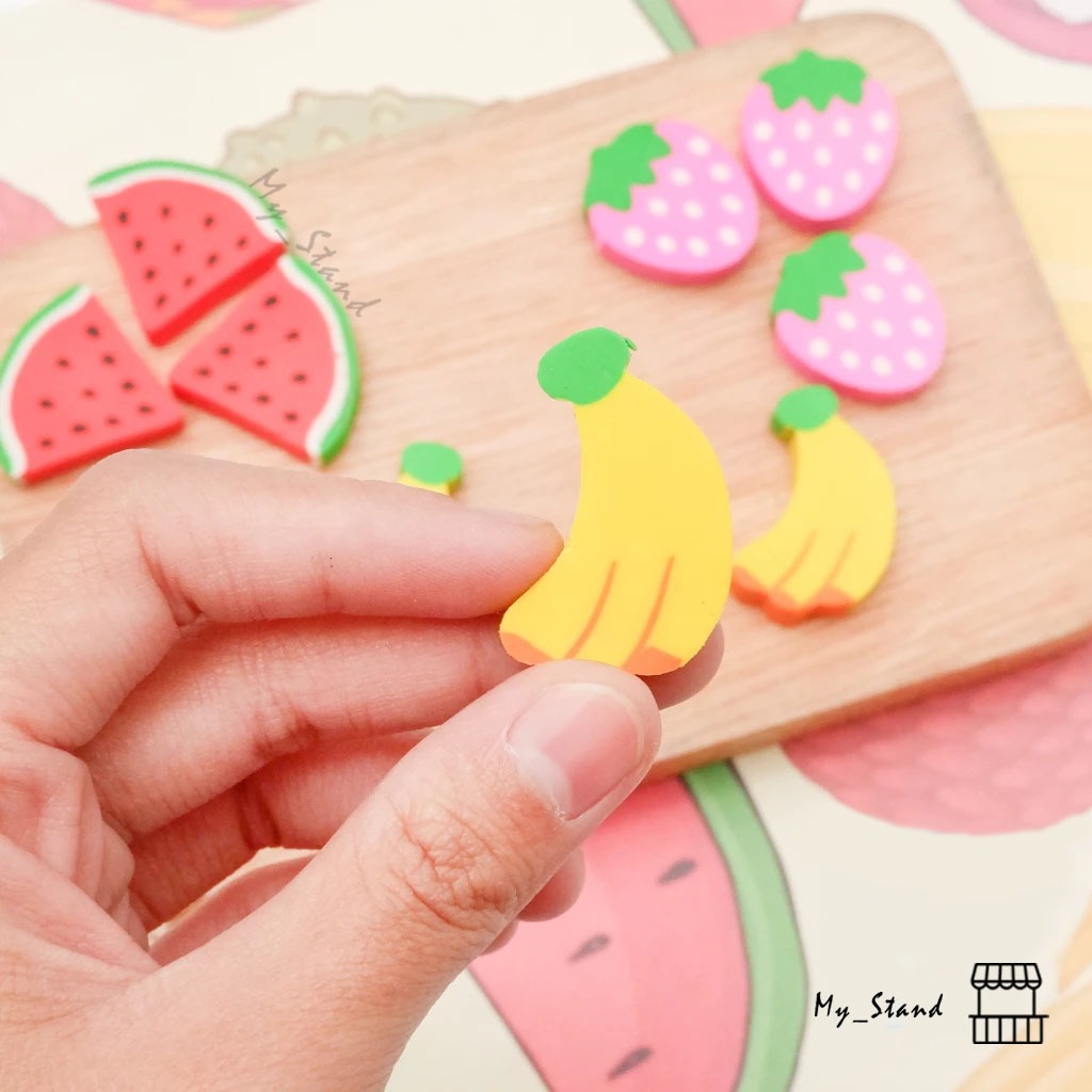 

Penghapus 2D Super Bear Isi 3 Buah Eraser Penghapus Karet Hapusan Stip Setip Fruit