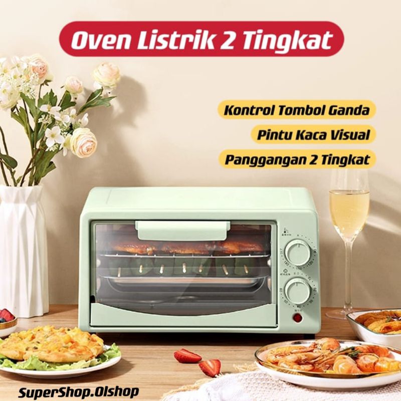 Microwave 12L Oven Listrik Mini Penghangat Makanan⭐ SuperShop ⭐