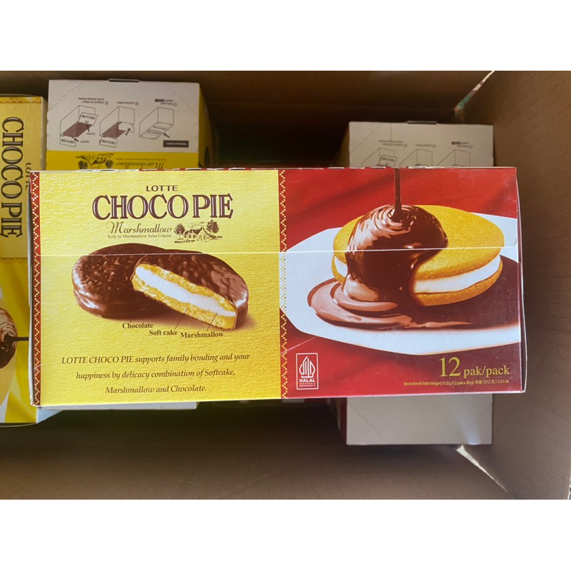 

Lotte Chocopie Marshmallow BOX - Netto 28gr x 12 pcs