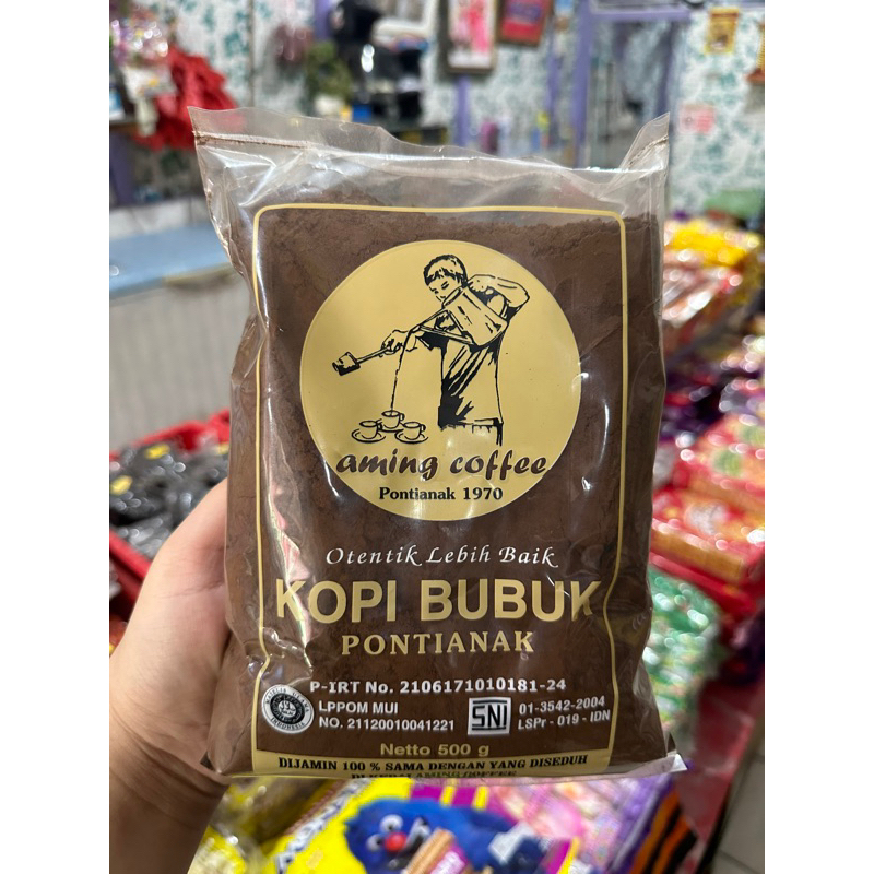 

Kopi Aming / Aming Coffee Khas Kalimantan Barat Pontianak 500gr