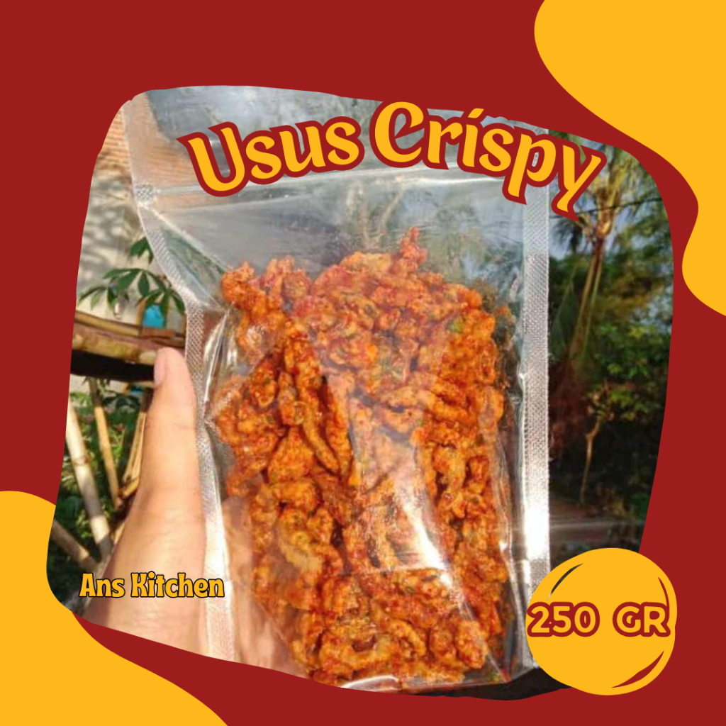 

USUS AYAM CRISPY/KRIPIK USUS 250GRAM