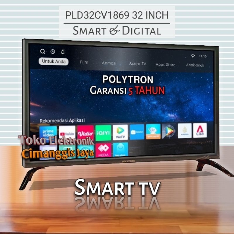 smart tv led Polytron 32 inch digital PLD32CV1869