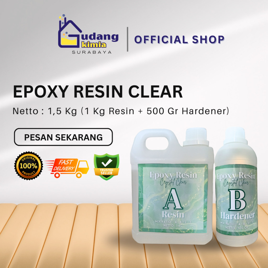 Epoxy Resin / Epoxy Resin Bening 1,5 Kg