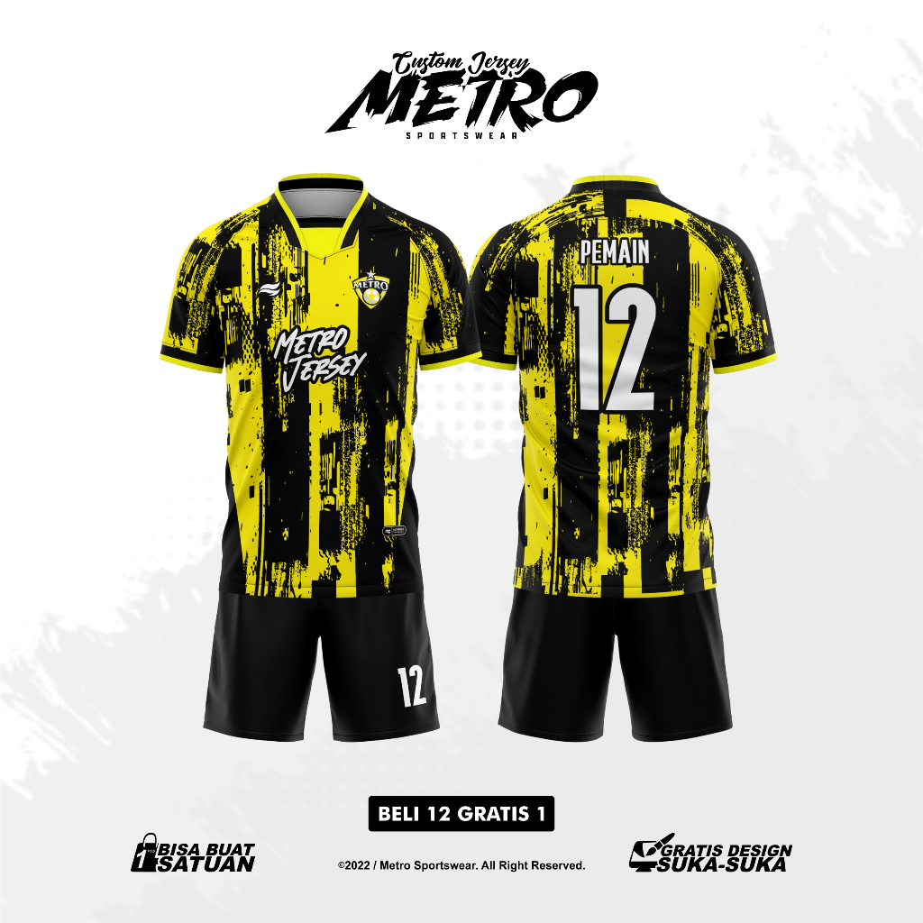 Jersey Futsal Free Design Free Custom Full Printing