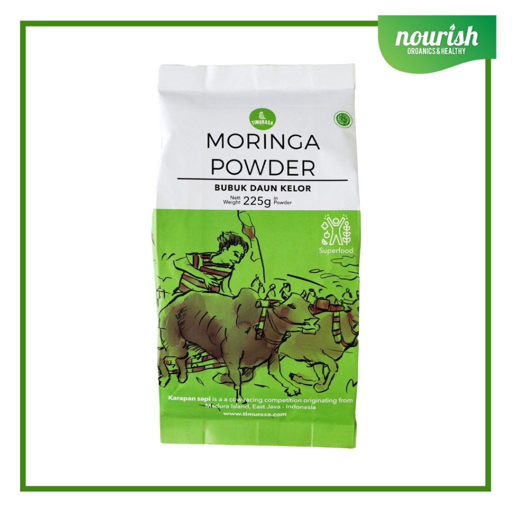 

Timurasa Moringa Powder 225g ( Bubuk Daun Kelor )