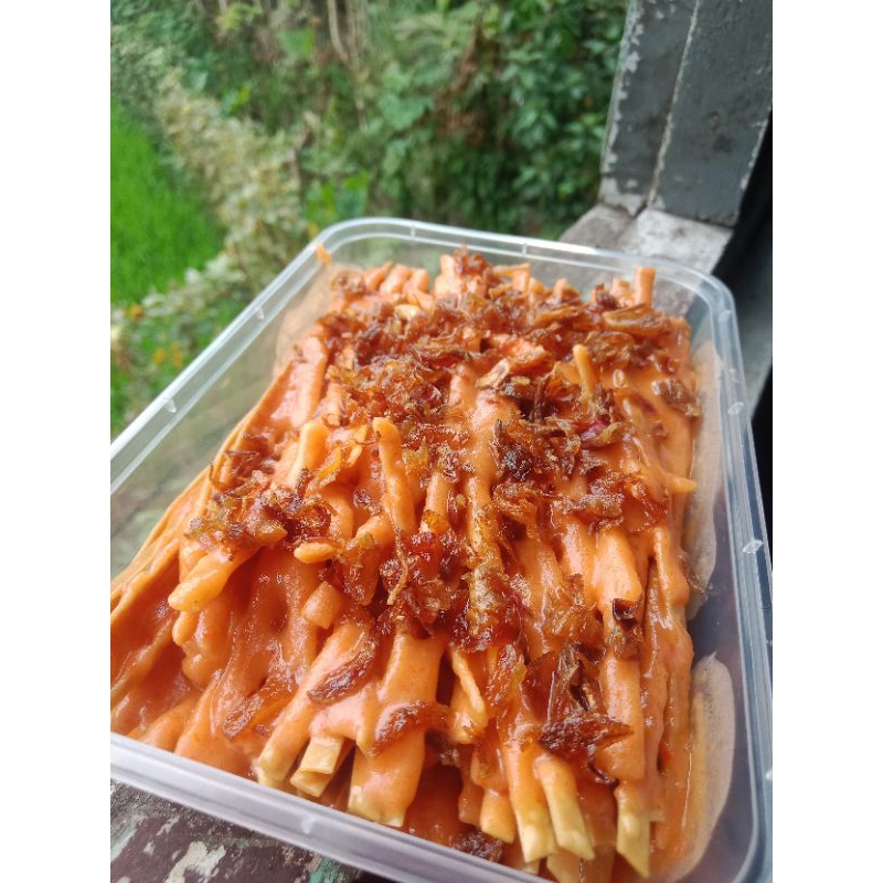 

Mie gepeng varian BBQ