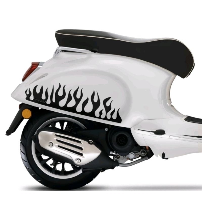 STRIPING VESPA MATIC/STIKER FLAME/STIKER API/STIKER JUSTIN BIEBER