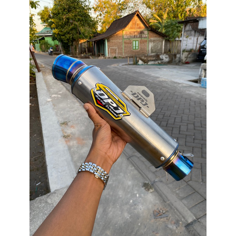 kenalpot silincer dpj original kompotisi blue