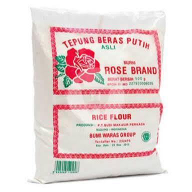 

Tepung Beras Putih Rose Brand Kemasan 500 GRAM