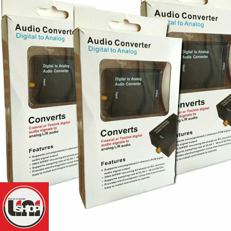 Digital Audio Converter to Analog - optic to analog rca