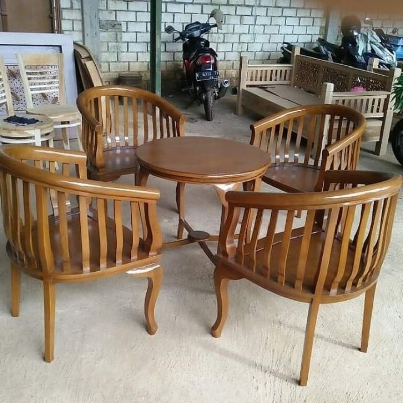 set kursi Betawi kursi Betawi kursi antik kayu jati