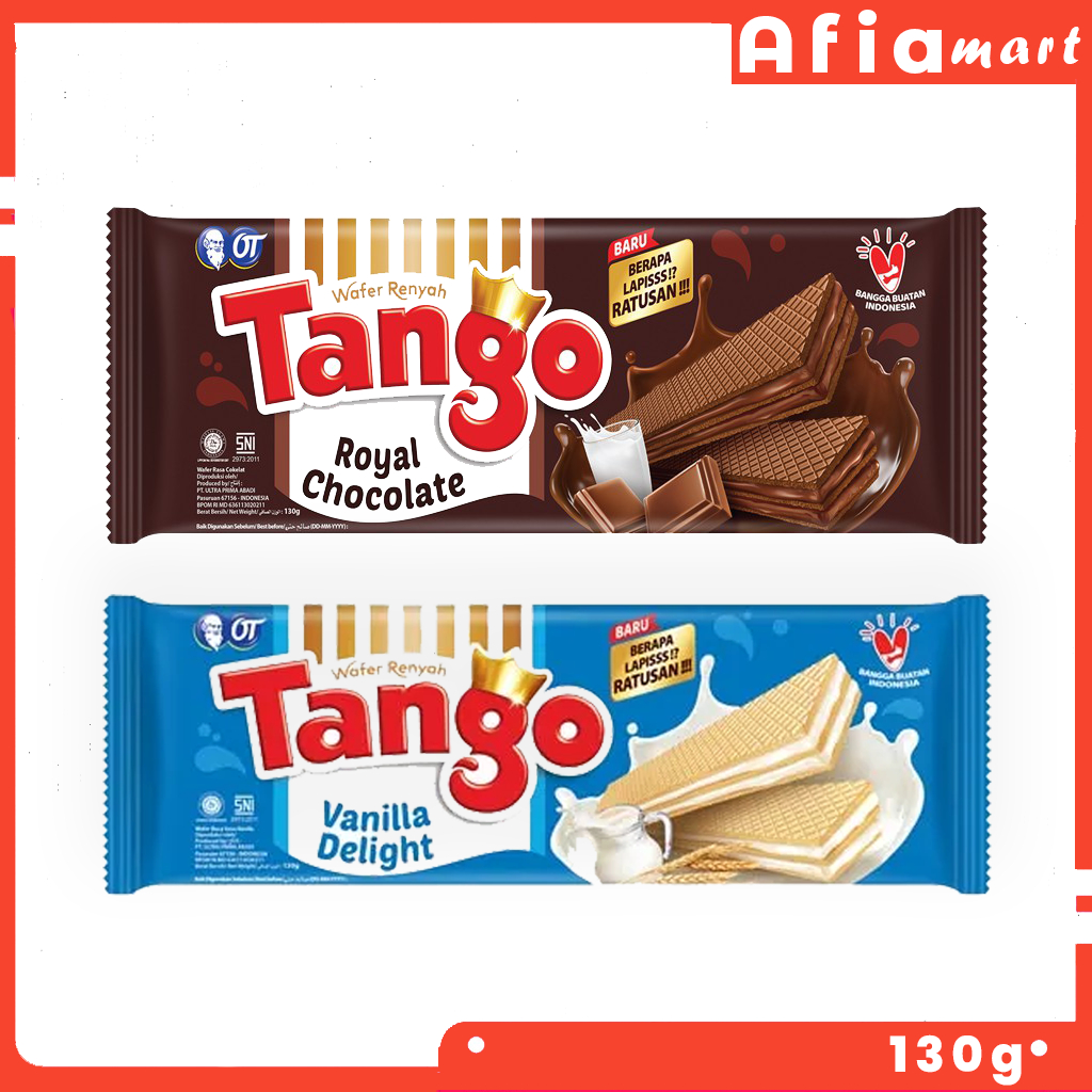 

Wafer Tanggo Coklat Vanilla 130 Gram