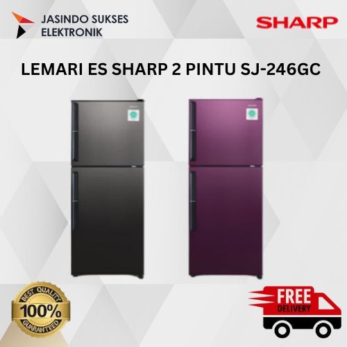 LEMARI ES SHARP SJ-246GC 2 PINTU