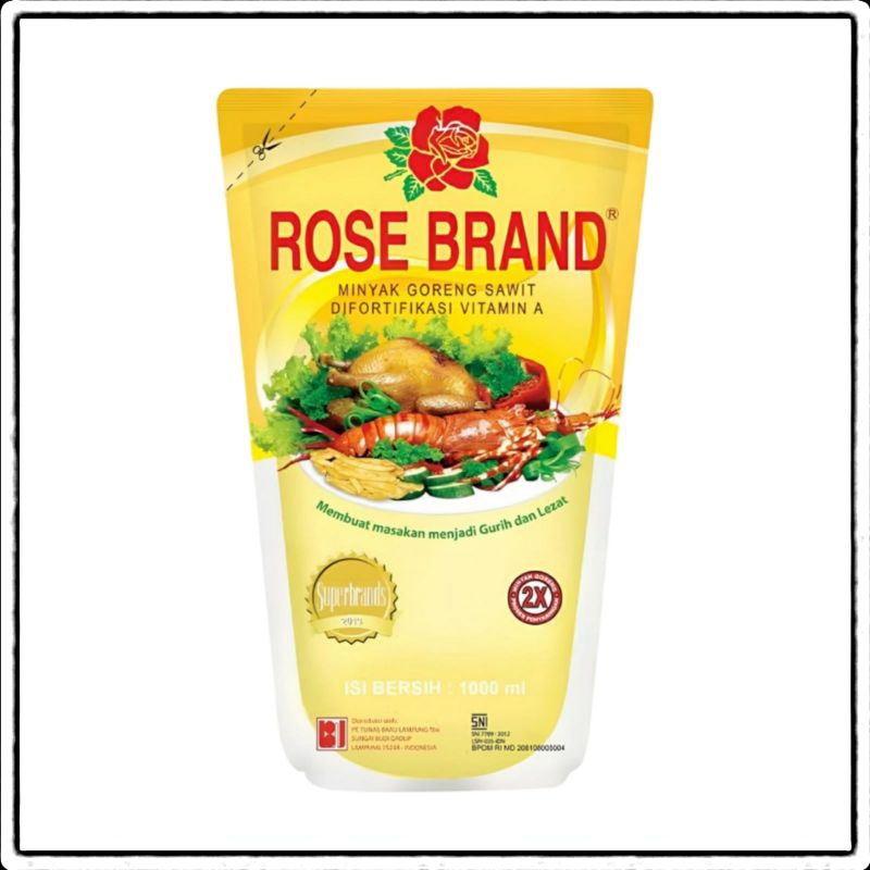 

Minyak Goreng Rose Brand Kemasan Pouch Refill 1 Liter