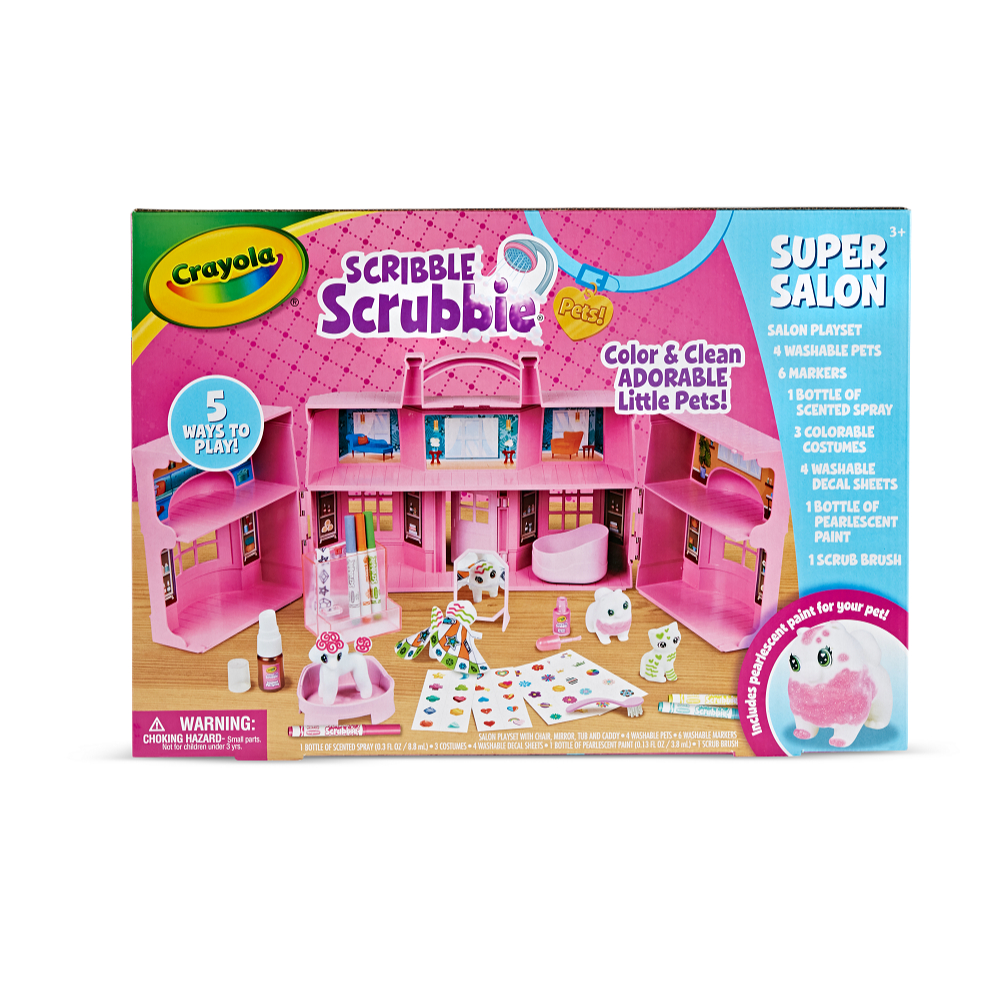 

CRAYOLA Scribble Scrubbie Super Salon