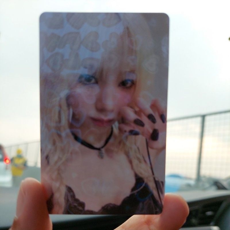 Aespa Official KMS Hologram POB Karina Photocard of My World Album
