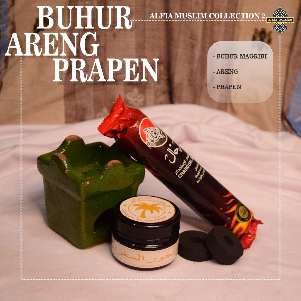 Buhur Magribi / Paket Buhur Magribi Termurah Buhur-Arang-Prapen