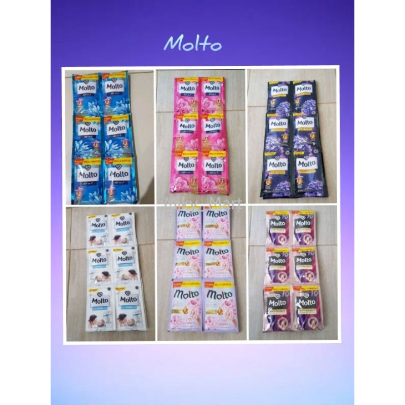 Molto Pewangi sachet Rp.1000(6+1)