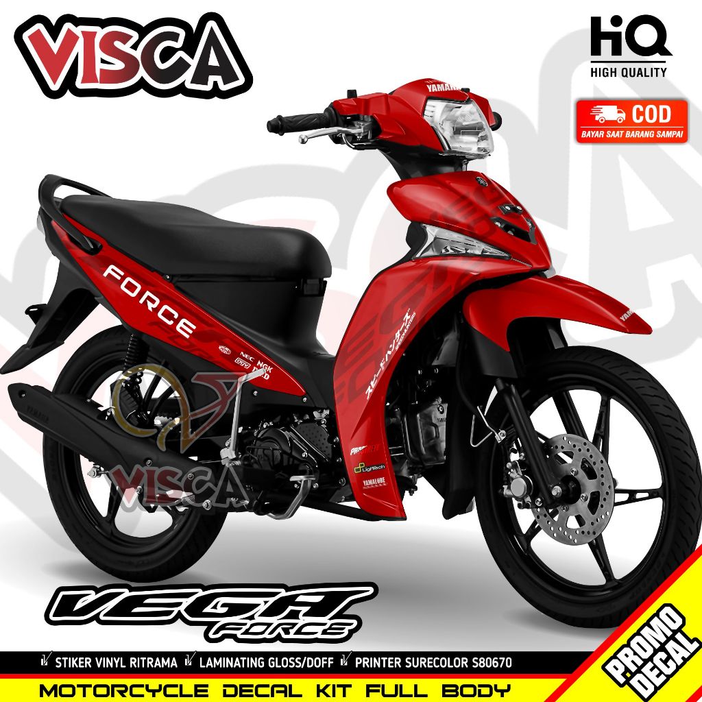 Decal Vega Force Full Body Stiker Vega Force Full Body Striping Vega Force Polos
