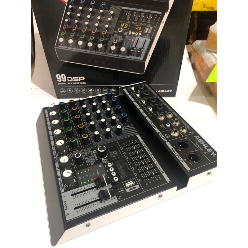 mixer audio ashley 6 chenel original