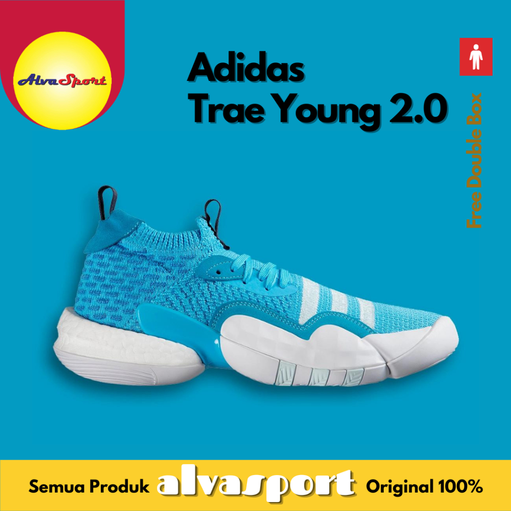 Sepatu Basket Adidas Trae Young 2 Blue Men Original