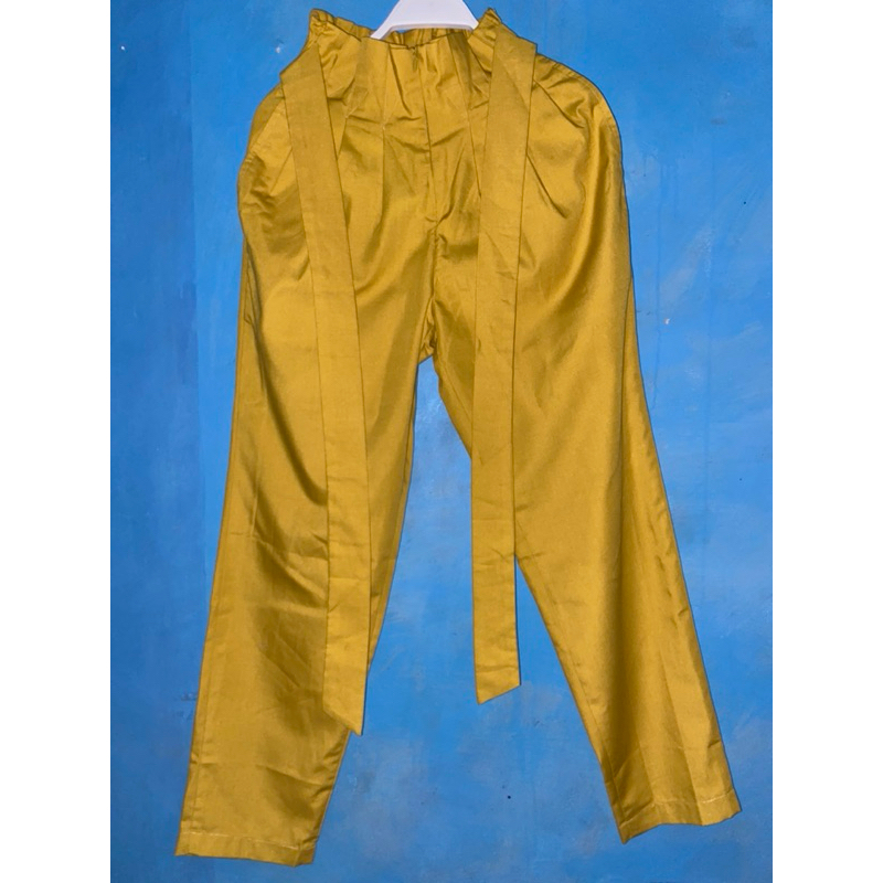 Pants yellow sideline - S