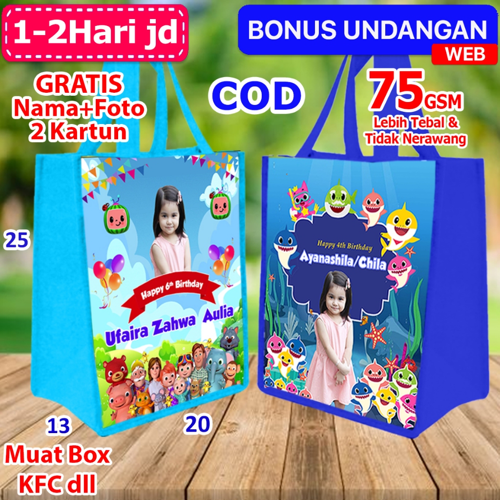

Tas Ultah Anak Murah Cocomelon