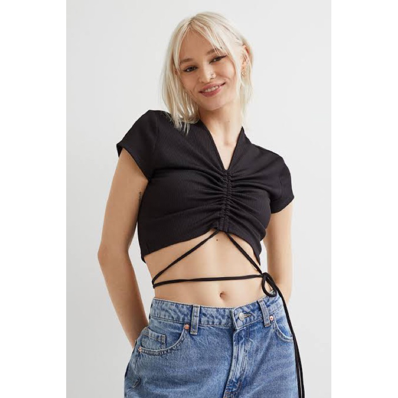 Preloved/PL hm crop tie