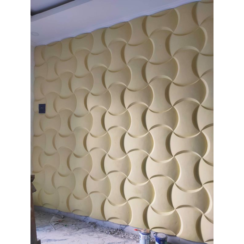 Wallpanel 3D Beton | Panel Dinding 3D uk.50x50 | Panel Bahan Semen Cor