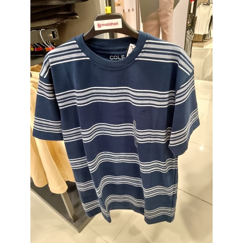 Kaos Polo Strip Brand Cole