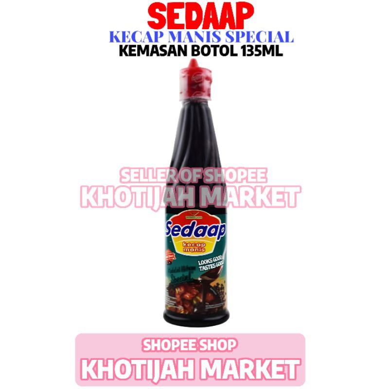 

Kecap Manis Sedaap Spesial 135ML Botol