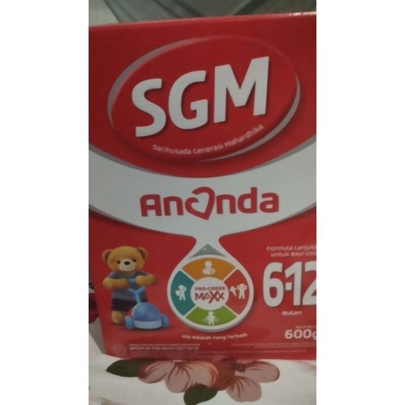 

sgm 600gram usia 6-12 bulan