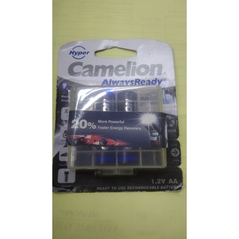 Baterai Cas AA 2000 mAh RECHARGEABLE CAMELION HYPER