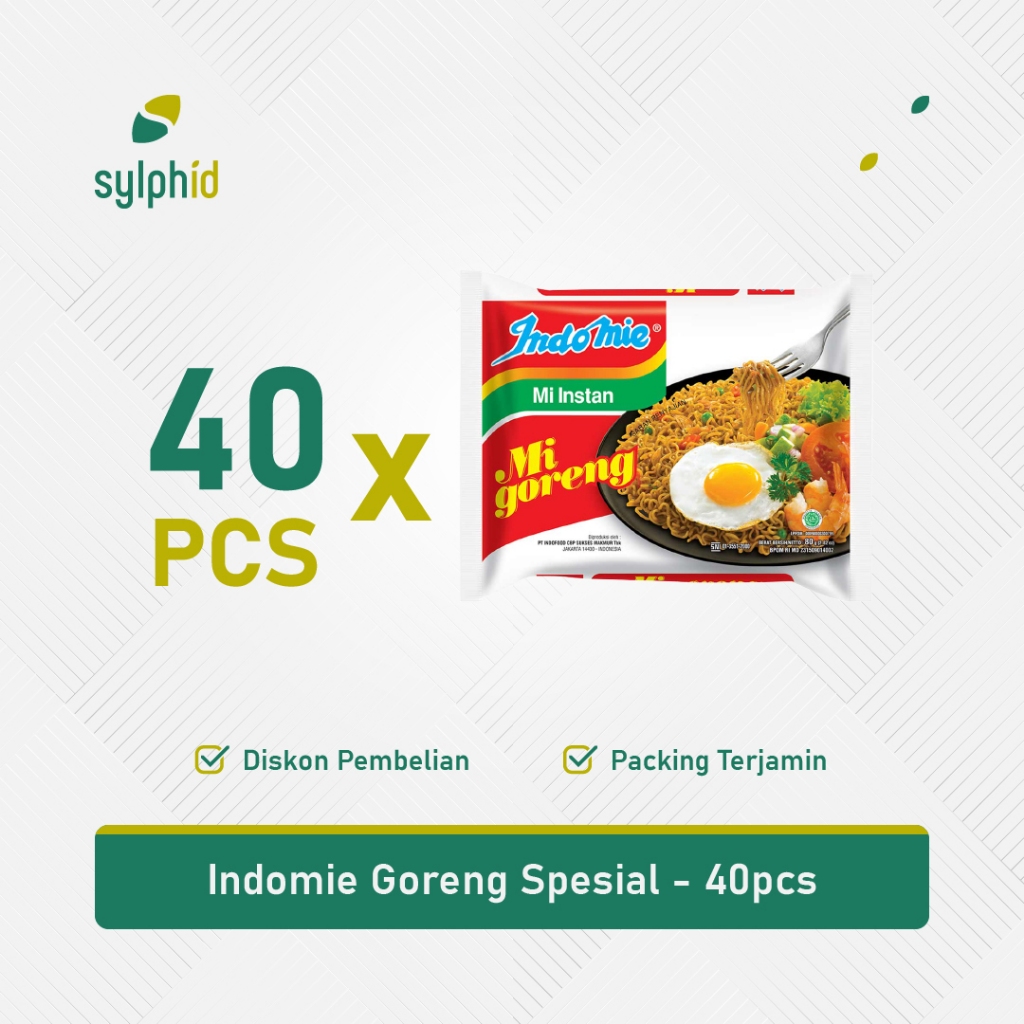 1 Dus Indomie Goreng Spesial 85 gram / Mie 1 karton (40 pcs)