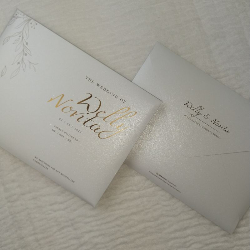 UNDANGAN HARDCOVER AMPLOP CETAK 1 SISI MINIMAL ORDER JUMLAH 10 PCS