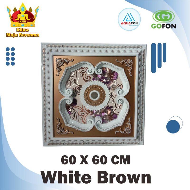 ORNAMEN LAMPU PLAFON 6060 / Ornamen plafon pvc