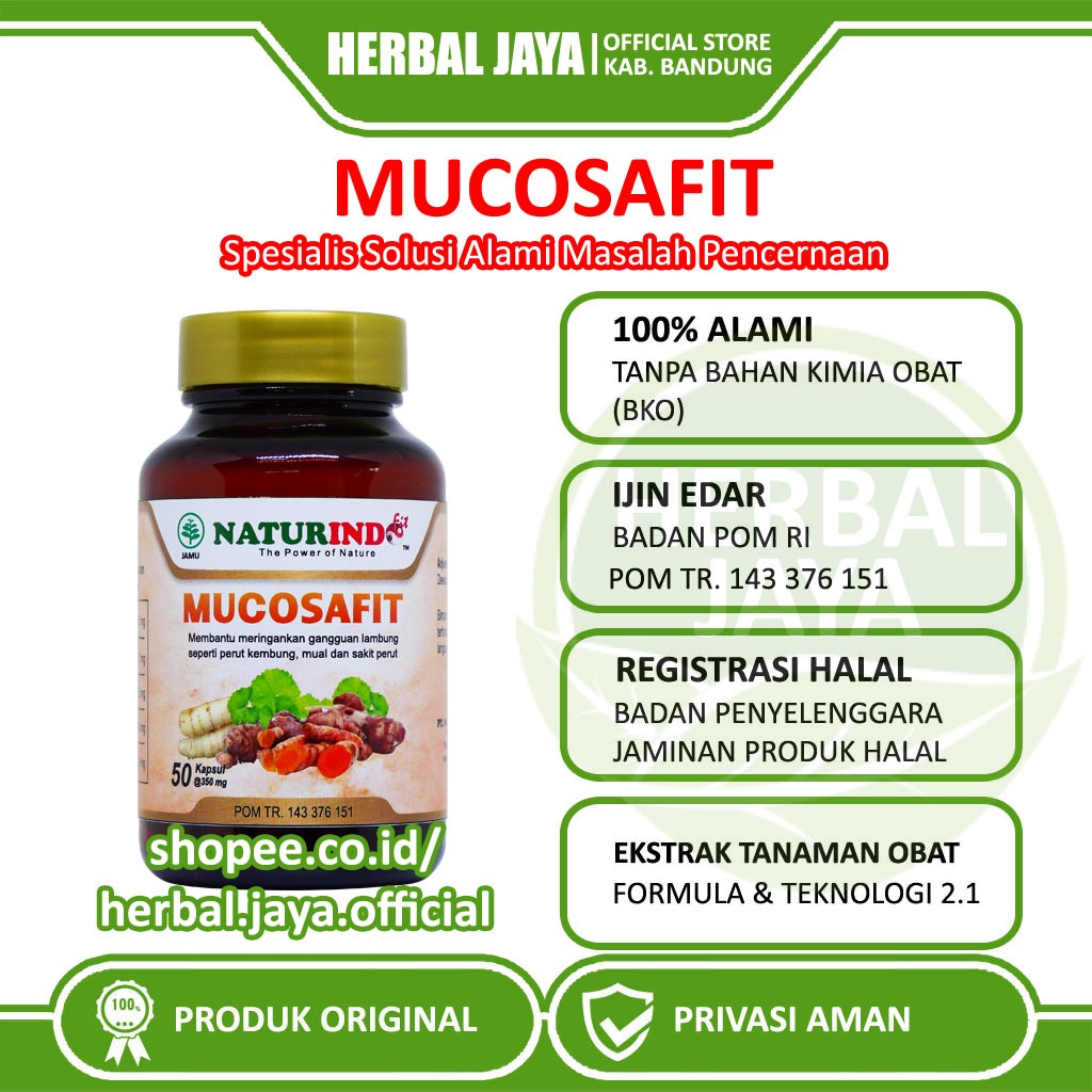 Obat Asam Lambung Maag Obat Herbal Asam Lambung Maag Mucosafit Ampuh Asli