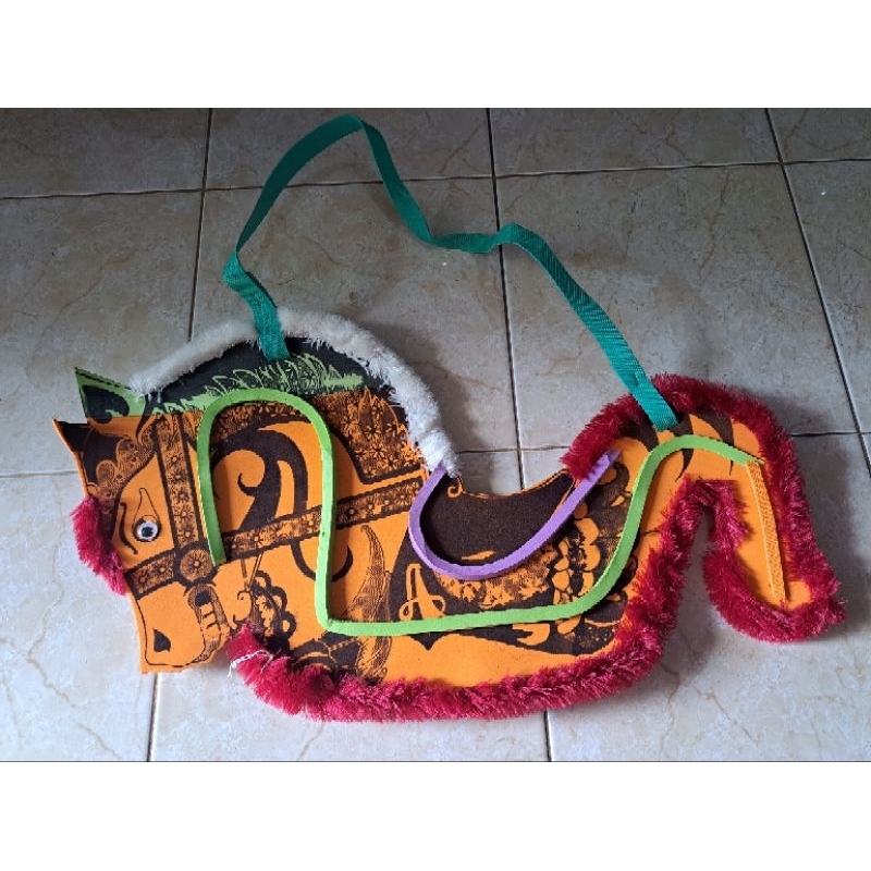 Kuda lumping mainan kuda lumping properti tari kuda lumping anak tanpa pecut