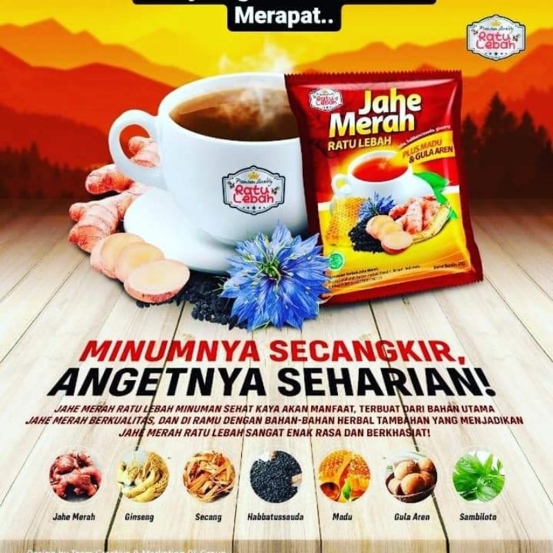 

minuman jahe merah ratu lebah