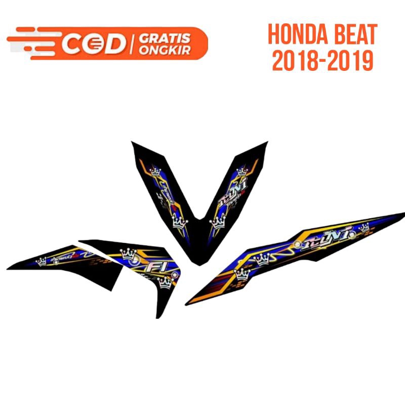 STRIPING BEAT 2018 BEAT 2019 TRANPSARAN UV PLUS HOLOGRAM